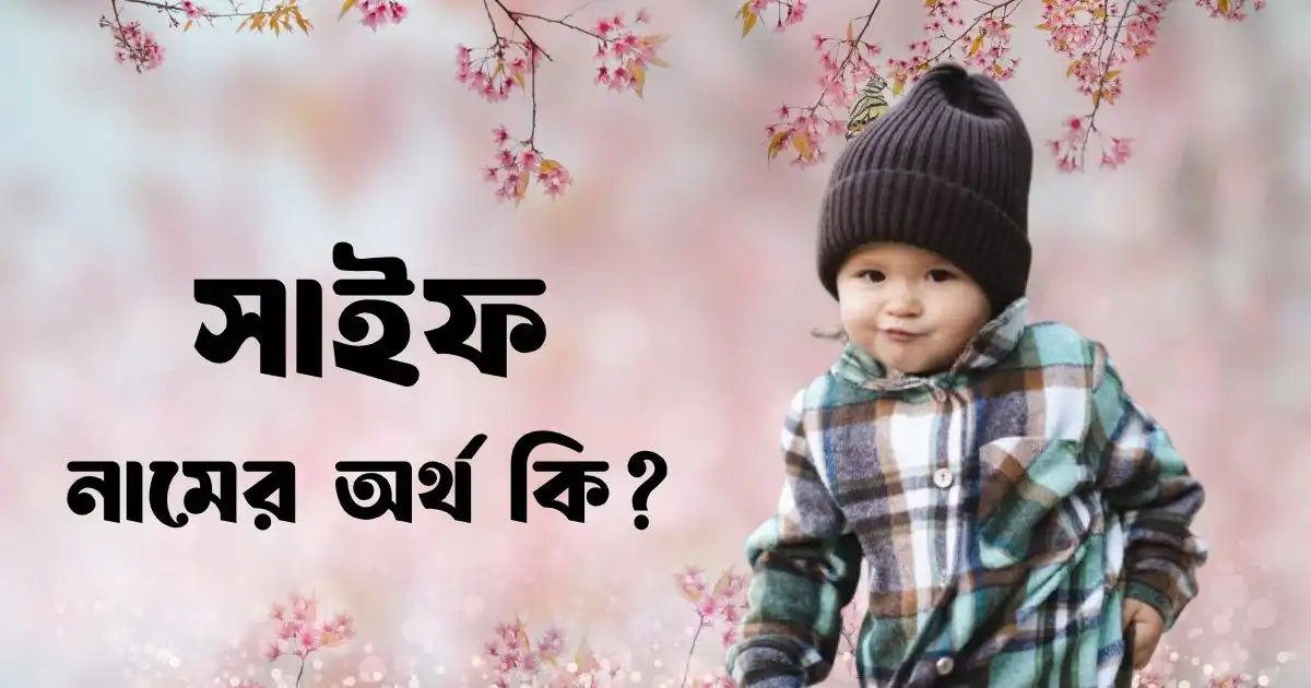 সাইফ নামের অর্থ কি