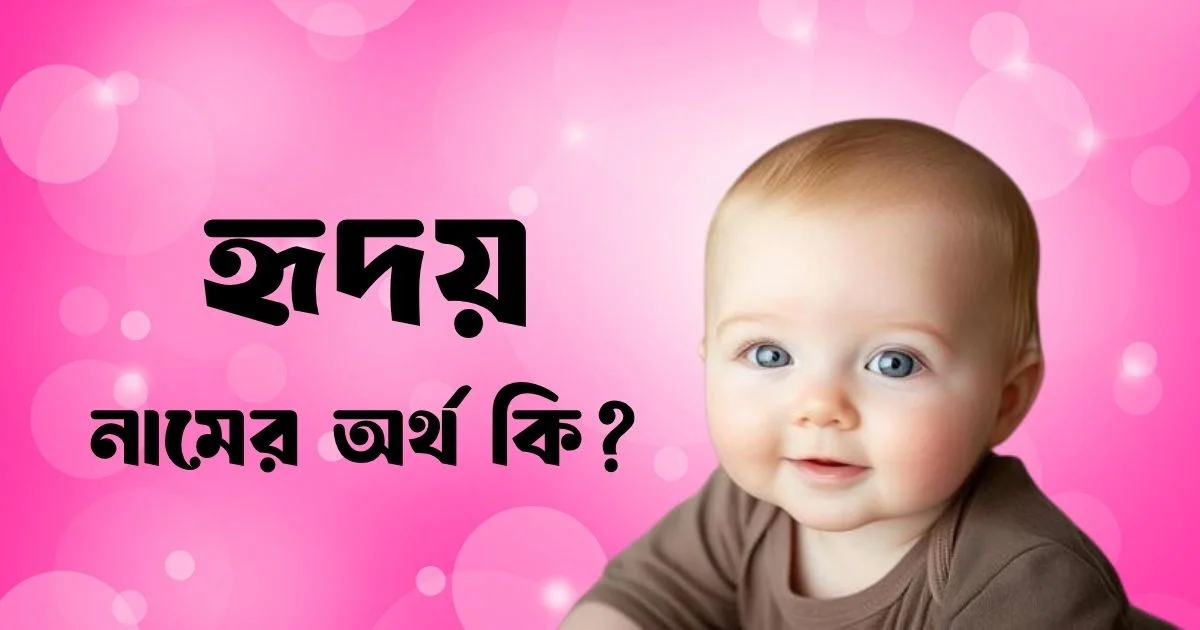 হৃদয় নামের অর্থ কি