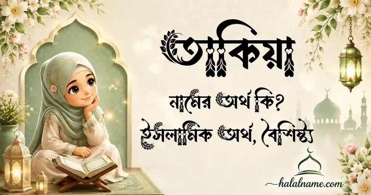 তাকিয়া নামের অর্থ কি ইসলামিক অর্থ, বৈশিষ্ট্য
