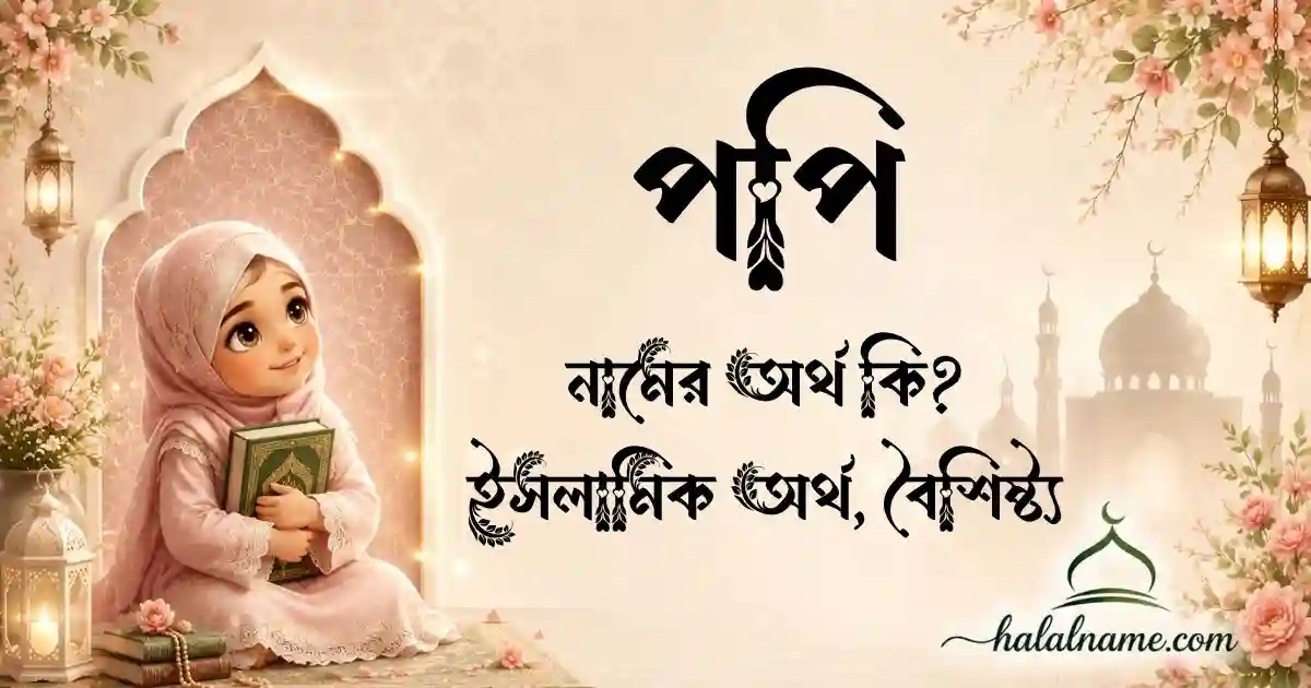 পপি নামের অর্থ কি ইসলামিক অর্থ, বৈশিষ্ট্য