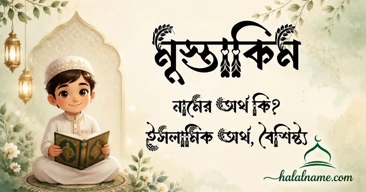 মুস্তাকিম নামের অর্থ কি ইসলামিক অর্থ, বৈশিষ্ট্য