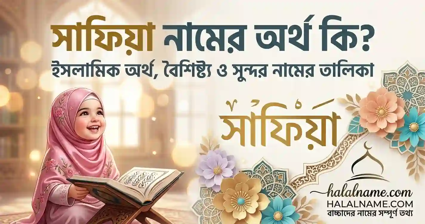 সাফিয়া নামের অর্থ কি